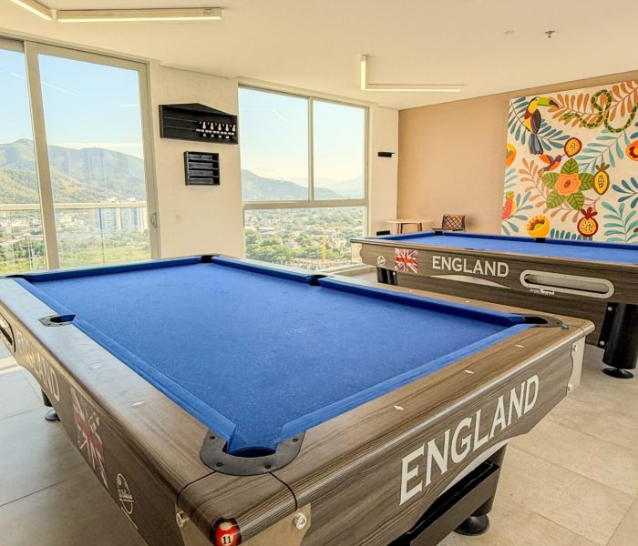 Zona de juegos mesa de billar
