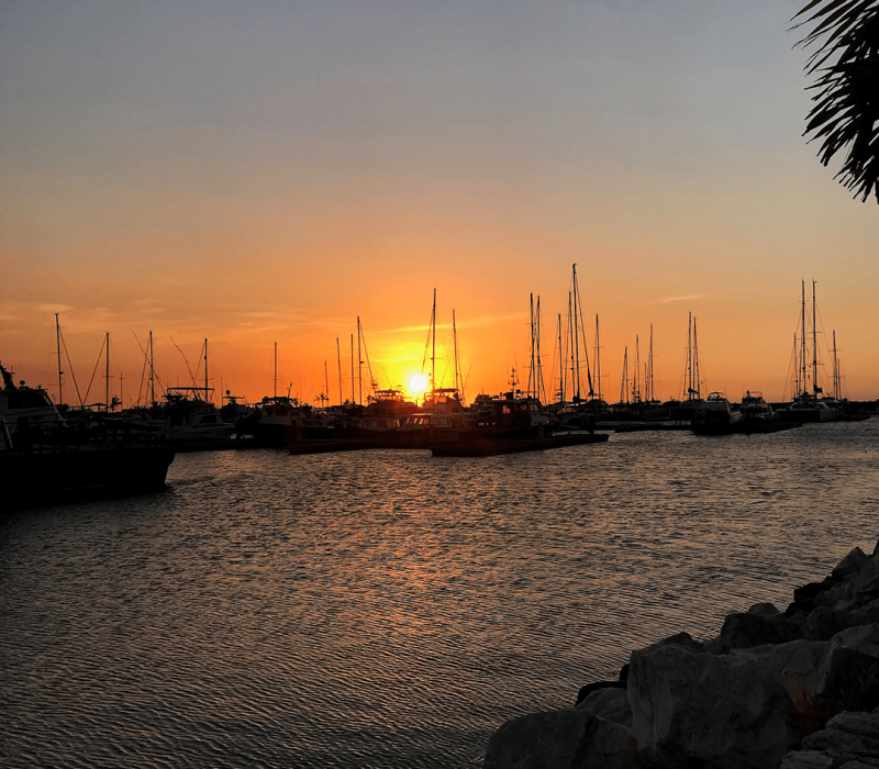 Atardecer en la Bahia